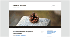 Desktop Screenshot of gemsofwisdom.net